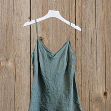 Load image into Gallery viewer, strappy linen tank