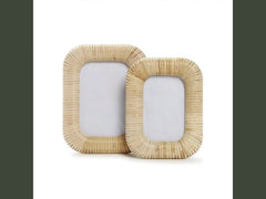 woven rattan frame (available in two sizes)