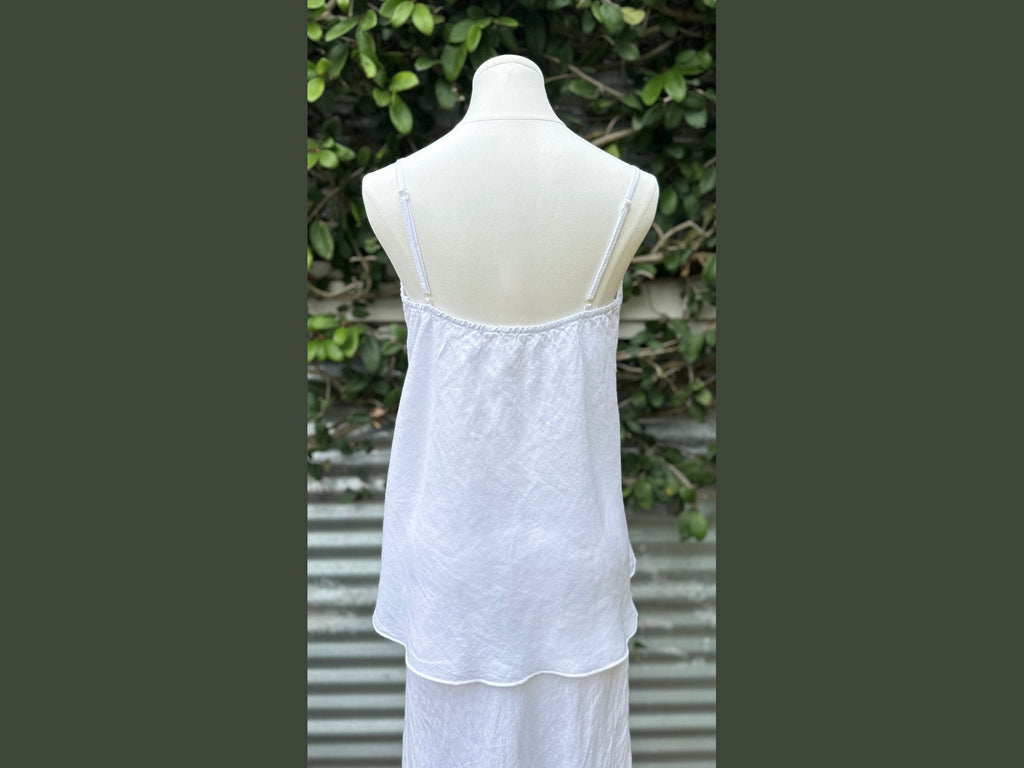 crochet linen camisole (one size)