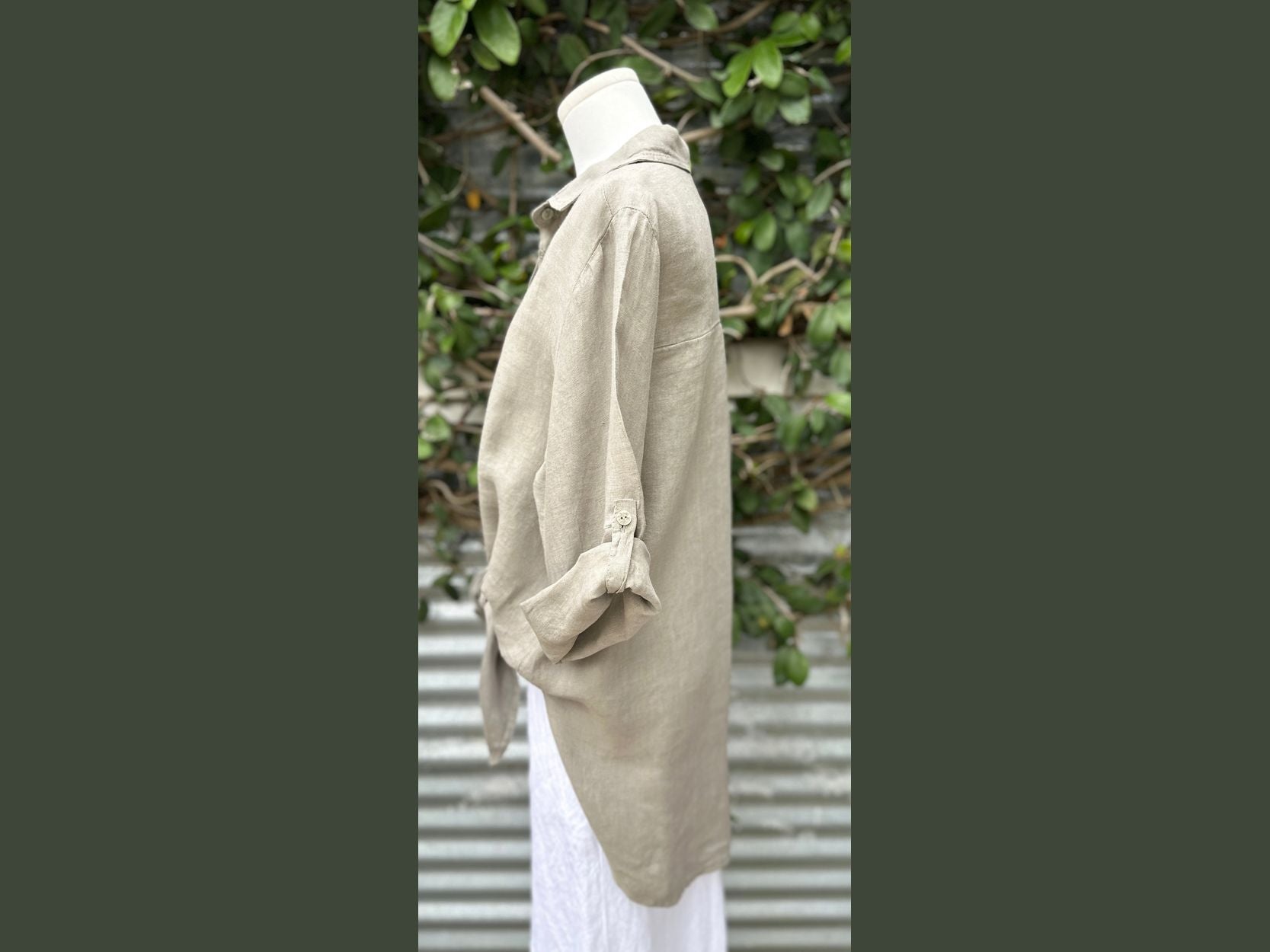 long linen blouse (one size)