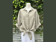 long linen blouse (one size)