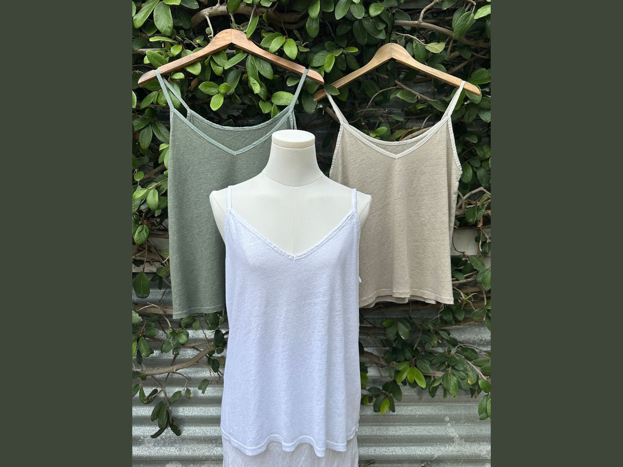 linen cotton camisole (one size)