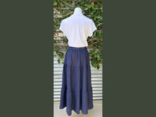 Load image into Gallery viewer, tiered linen skirt (one size)
