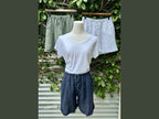 original cuffed linen shorts (one size)