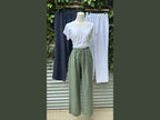 linen straight leg pant (one size)