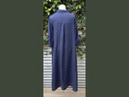 long linen collared tunic dress (one size)