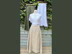 linen wrap skirt (one size)