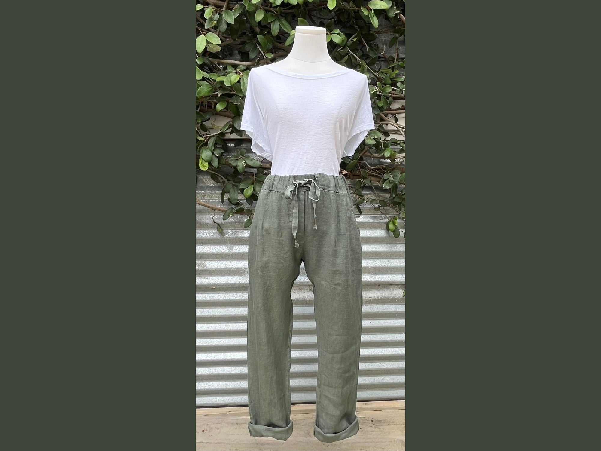linen jogger pant  (one size)