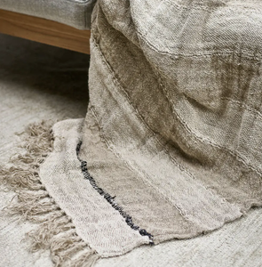 retreat linen throw 55x70