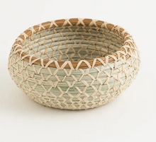 Load image into Gallery viewer, small aqua bowl basket