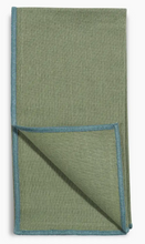 Load image into Gallery viewer, contrasting edge linen napkin set/4