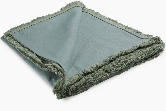 fringe edged tablecloth