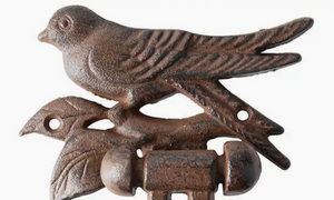 bird silhouette door knocker