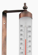 Load image into Gallery viewer, copper garden thermometer