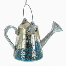 Load image into Gallery viewer, rustic  watering can ornament