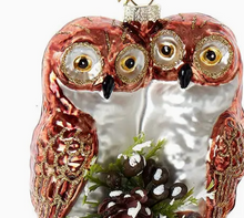 Load image into Gallery viewer, owl couple ornament