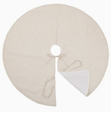 Load image into Gallery viewer, natural linen tree skirt -56&quot;