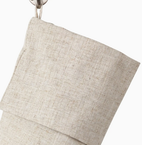 natural linen stocking