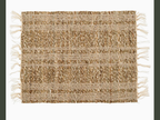 fringed seagrass table linens