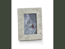 Load image into Gallery viewer, ivory bone braided frame