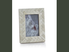 ivory bone braided frame
