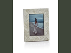 ivory bone braided frame