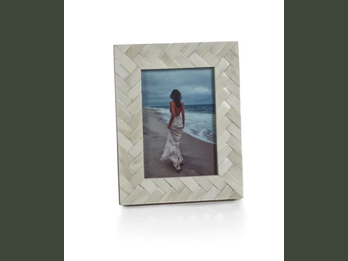 ivory bone braided frame