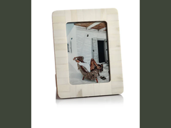 white bone inlay photo frame with rounded corners