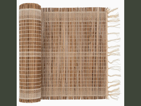 woven coconut table linens