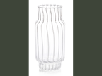 clear optic ribbed vase (available in two sizes)
