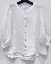 Load image into Gallery viewer, balloon sleeve button up blouse
