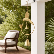 Load image into Gallery viewer, hummingbird lily wind chime