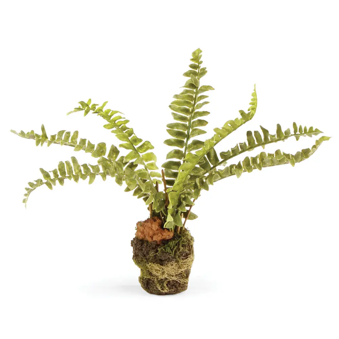 faux boston fern drop in plant