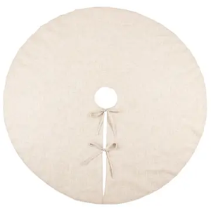 natural linen tree skirt -56"