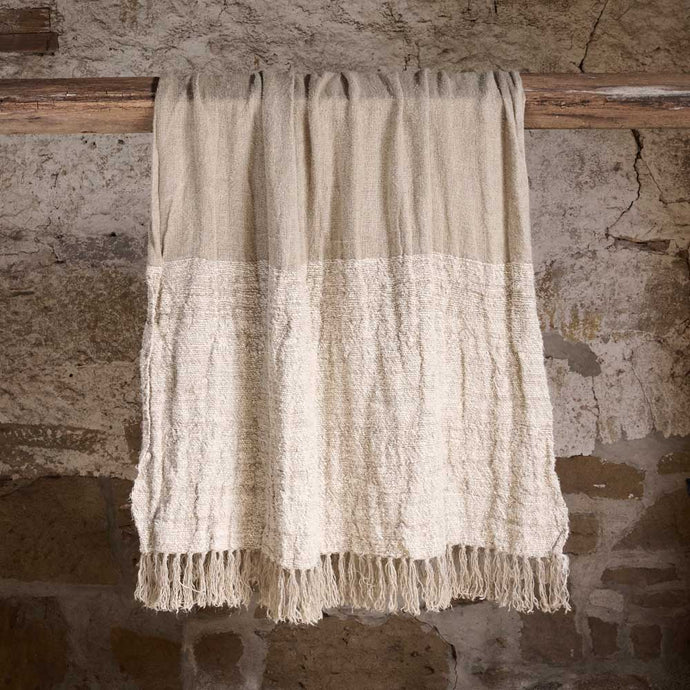 raffine linen throw 55 x 78