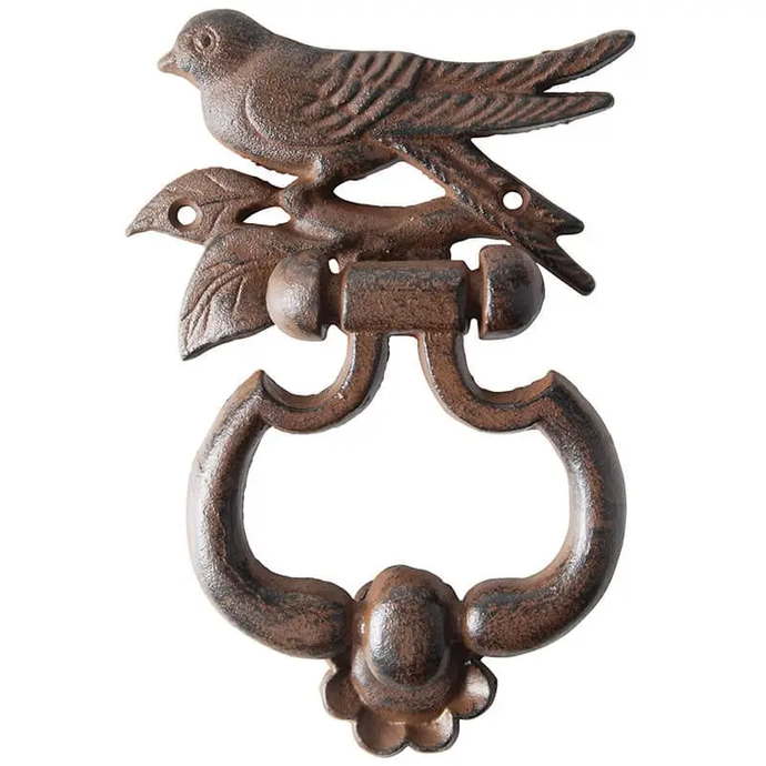 bird silhouette door knocker