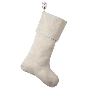 natural linen stocking