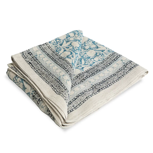 forage block-print tablecloth 59x106