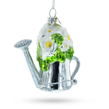 Load image into Gallery viewer, floral watering can ornament