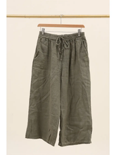 Load image into Gallery viewer, wide leg cropped pant (one size)