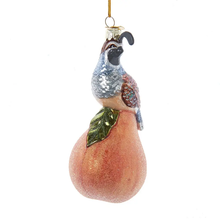 Load image into Gallery viewer, partridge on pear tree ornament