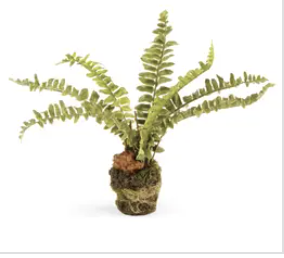 faux boston fern drop in plant